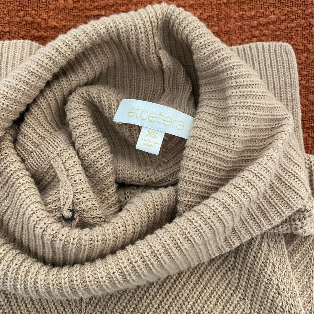 Etcetera sleeveless turtleneck sweater